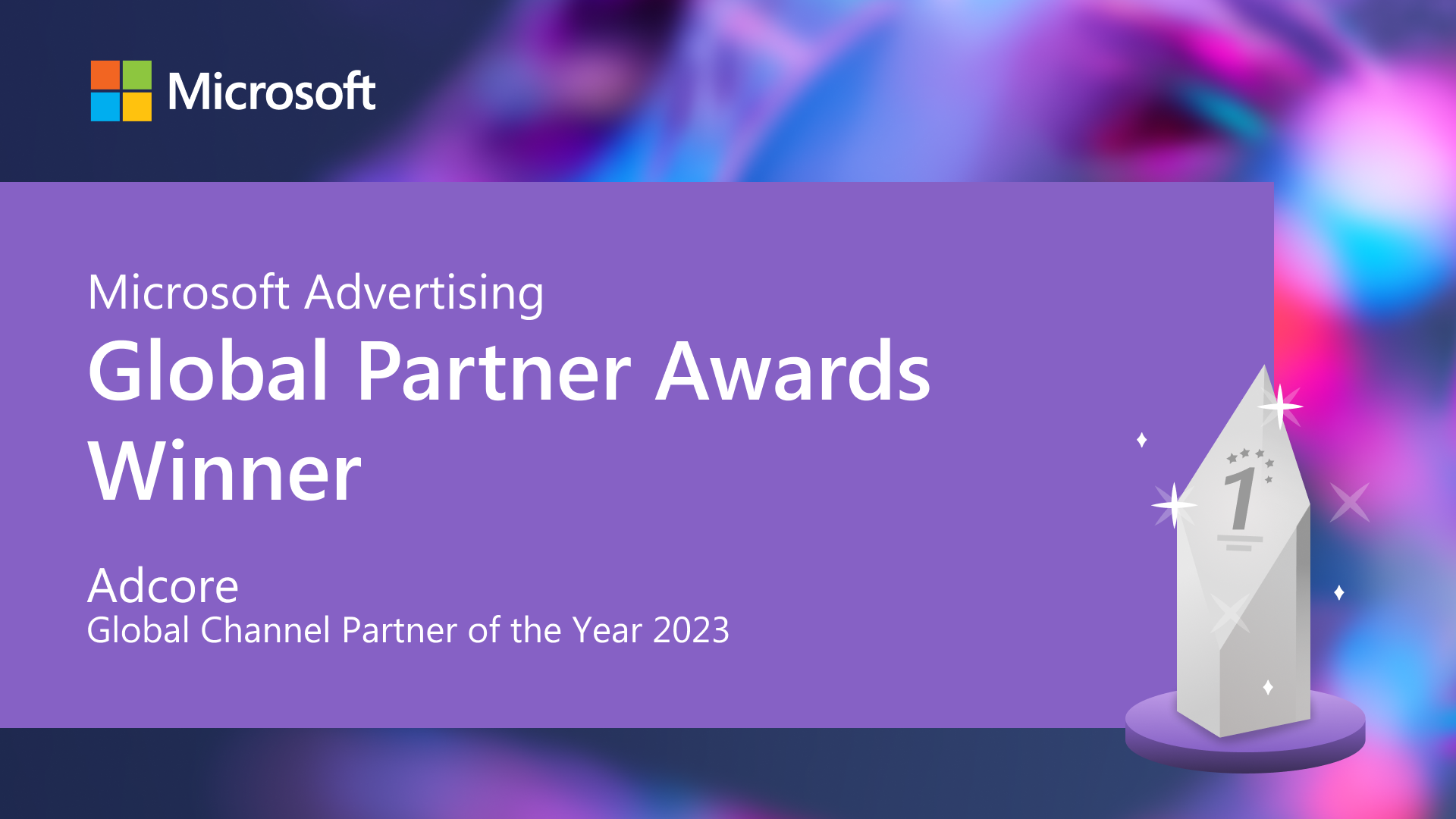 Adcore is Microsoft Advertising Global Channel Partner of the Year 2023 ...